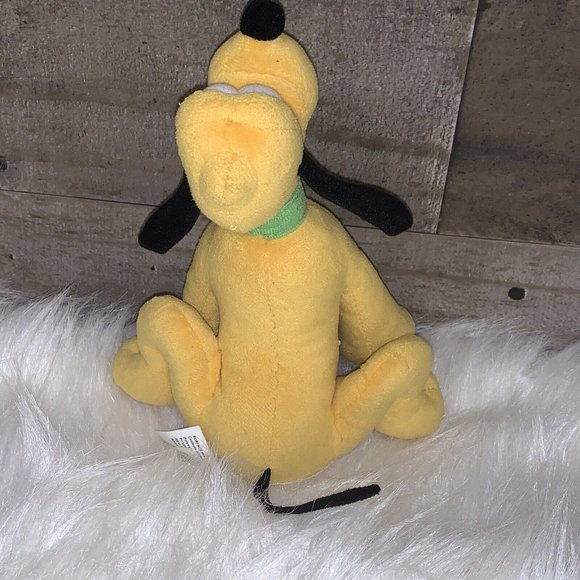 Disney Mickey Mouse Pluto Dog Plush Stuffed Animal Toy 7" - Picture 3 of 8